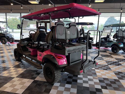 super pink golf cart for sale Bostwick ohio scaled