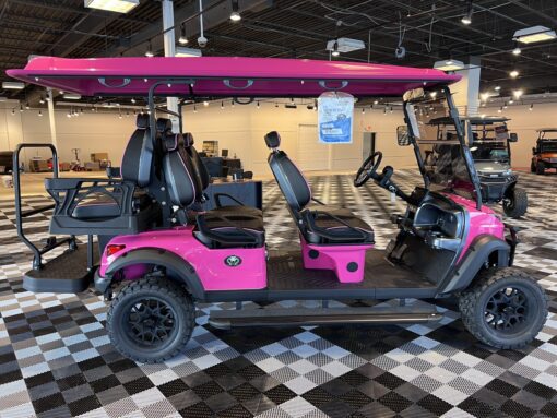 super pink golf cart for sale Burton ohio scaled